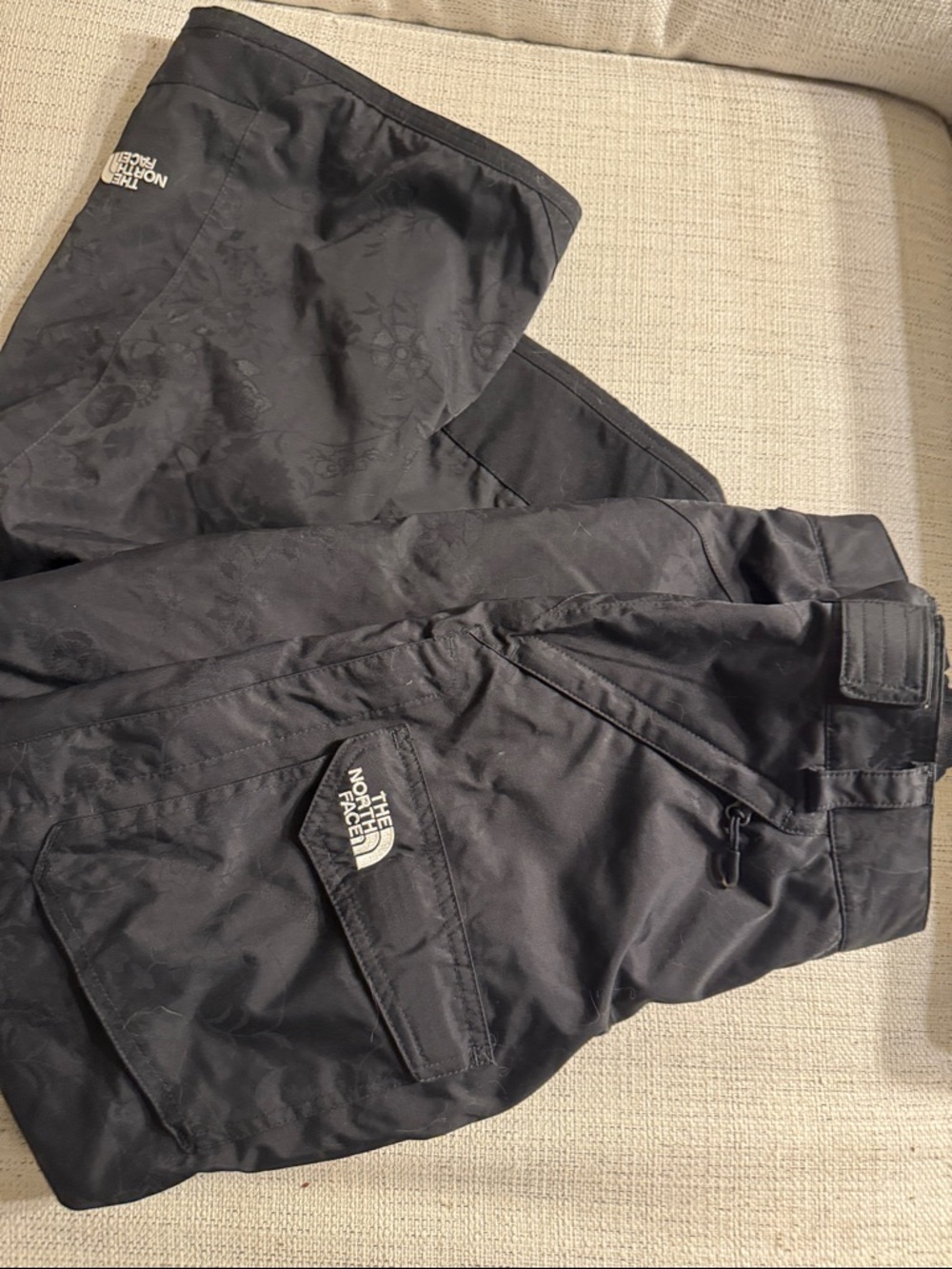 The North Face Black Cargo Snow/Ski Pants
